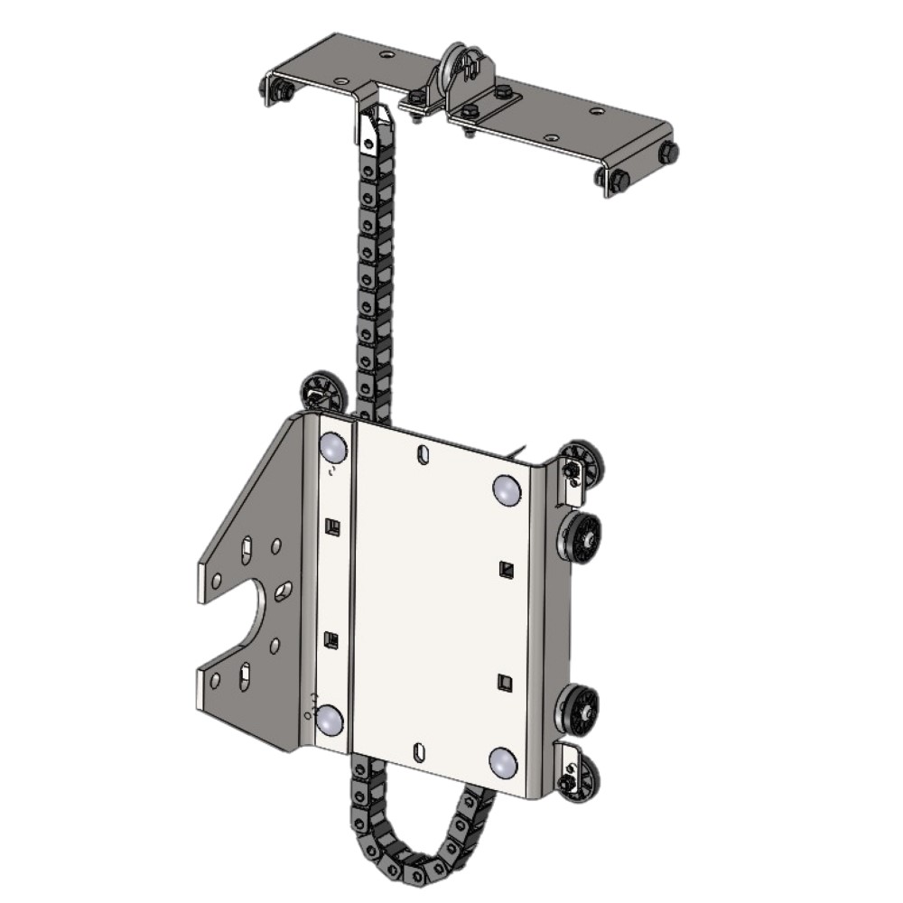 Tower Roller Plus guide incl. guiding rails cover