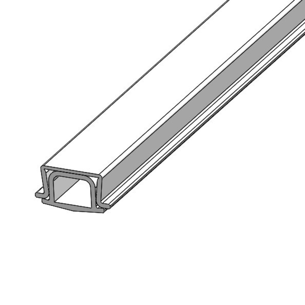 PVC-Klemmstein FN 21 L= 2 m, - Einfachfolie - Bund = 70 Stg.