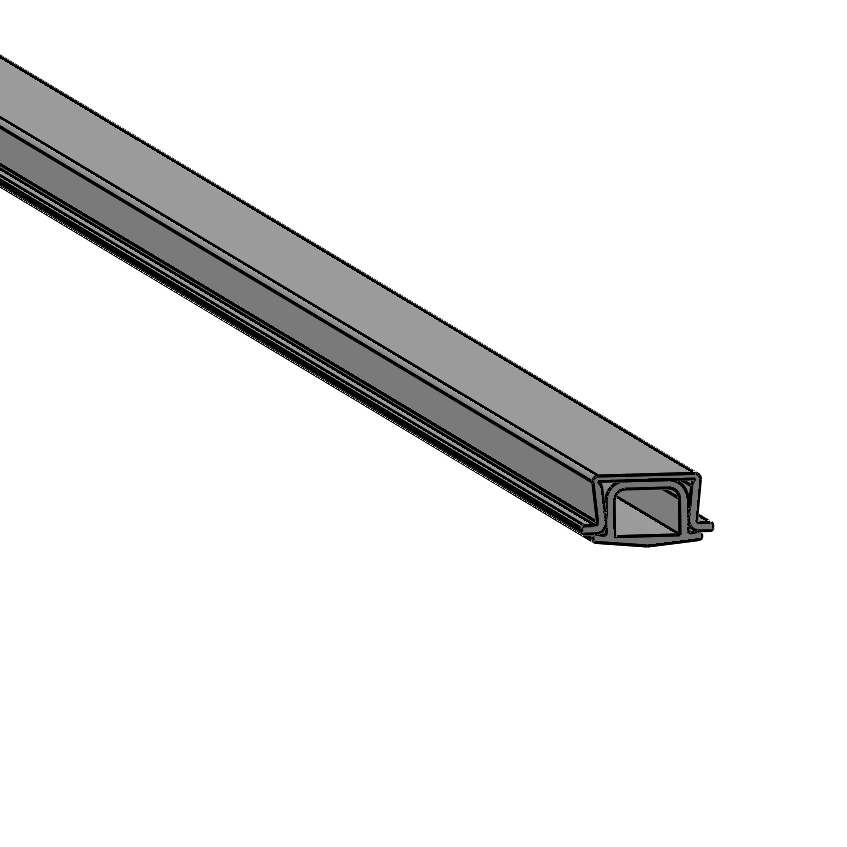 PVC-Klemmstein FN 21 L= 2 m, - Einfachfolie - Bund = 70 Stg.